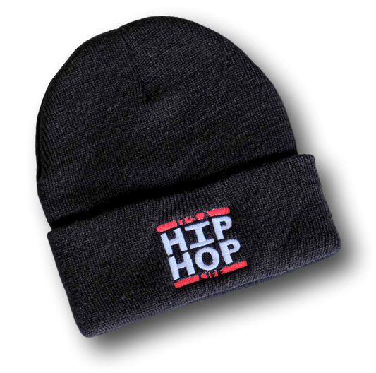 Hip Hop Life Knit Hat w/ embroidered logo